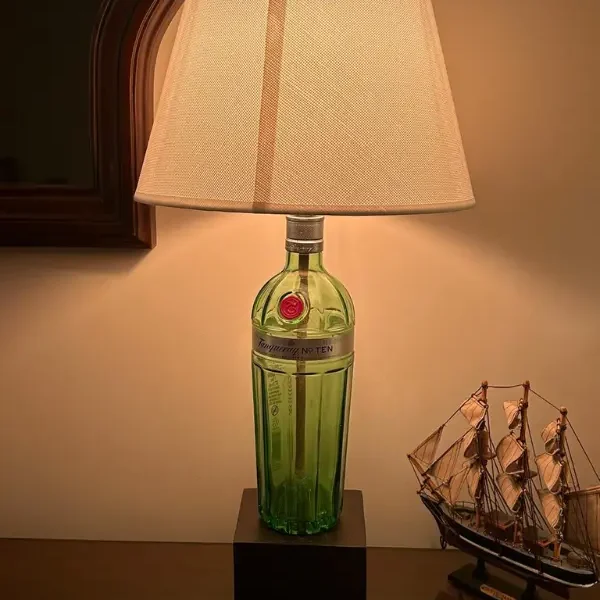 Bottle Lamp - Gin Lighted