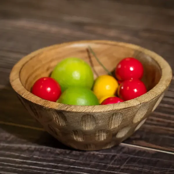 Wooden Snack Bowl