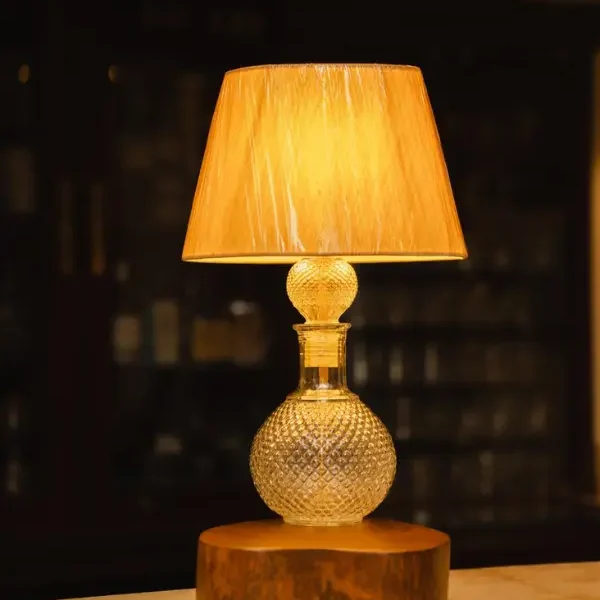 Decanter Bottle Lamp- Glow Root