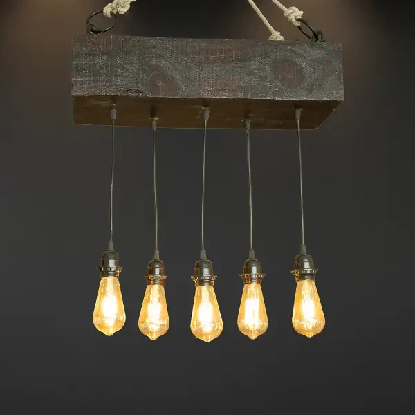 Rustic Industrial Hanging Ceiling Light