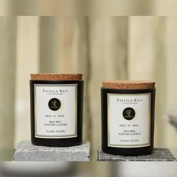 Pure Beeswax scented Candle - Ylang Ylang (200 g)