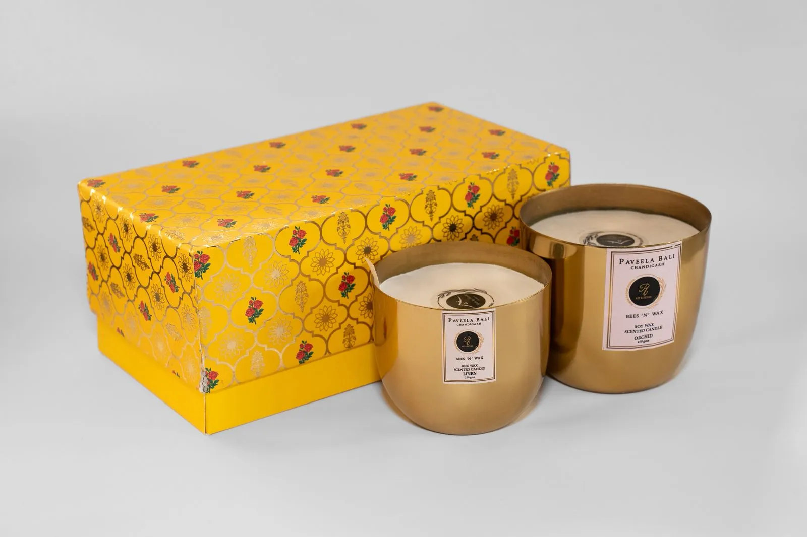 Festive Scented Candle Gift Box side