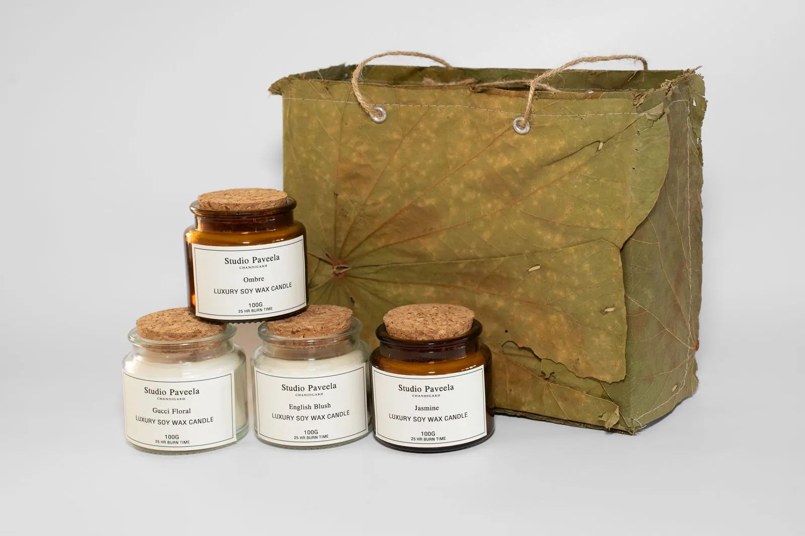 Soy Wax Candle Gift Box side